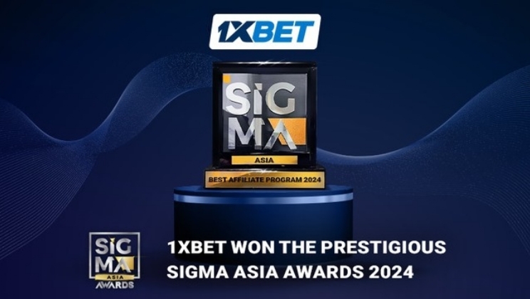 1xBet vence o prestigiado SiGMA Asia Awards 2024