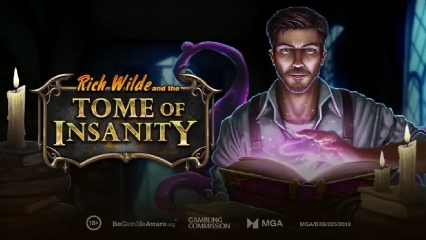 ‘Rich Wilde and the Tome of Insanity’ da Play’n GO nomeado "Candidato a Jogo do Ano"