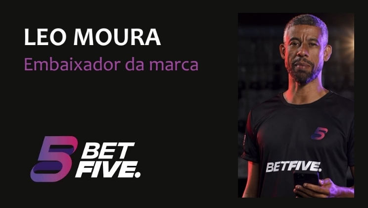 Léo Moura é o novo embaixador da casa de apostas esportivas e jogos online Betfive