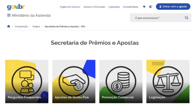 Secretaria de Prêmios e Apostas estreia site com link Perguntas Frequentes para os interessados