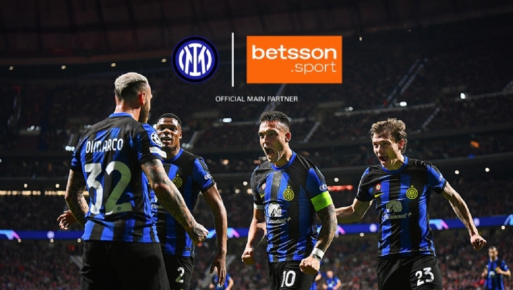 Betsson Sport se torna a nova parceira do peito da camisa da Inter de Milão