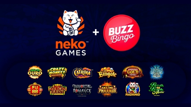 Neko Games expande presença no Reino Unido com lançamento no Buzz Bingo