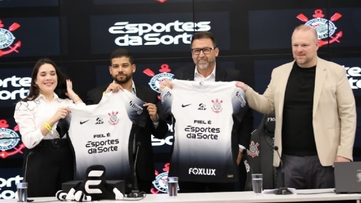 Esportes da Sorte é o novo patrocinador máster do Corinthians por 3 anos