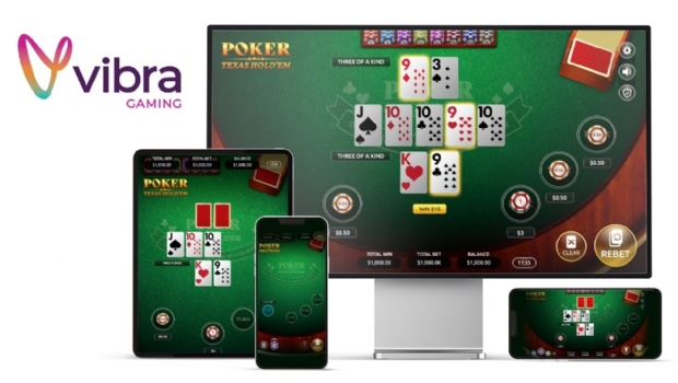 Vibra Gaming oferece o clássico Texas Poker Hold‘Em