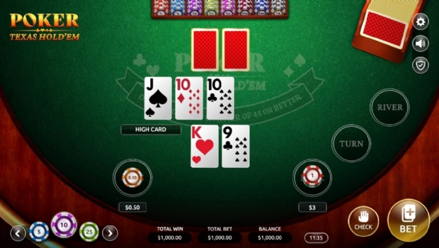 Vibra Gaming deals Texas Poker Hold ‘Em classic