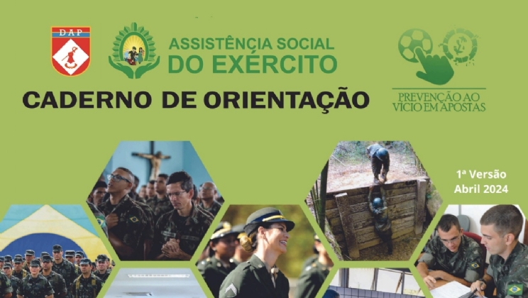 Exército brasileiro publica cartilha com orientações e terapias para afastar militares das bets