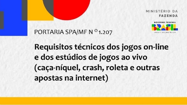 Governo publica regras para crash games, caça-níquel, roleta e outros jogos online e ao vivo