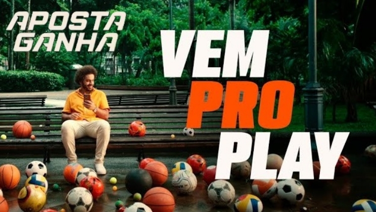 "Vem pro Play. Vem pro Aposta Ganha" convida a uma experiência de entretenimento responsável