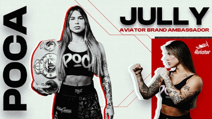 Boxeadora e influenciadora brasileira Jully Poca promoverá o Aviator da Spribe