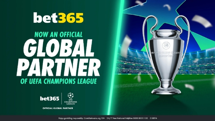 bet365 se torna a primeira marca de apostas esportivas a patrocinar a UEFA Champions League