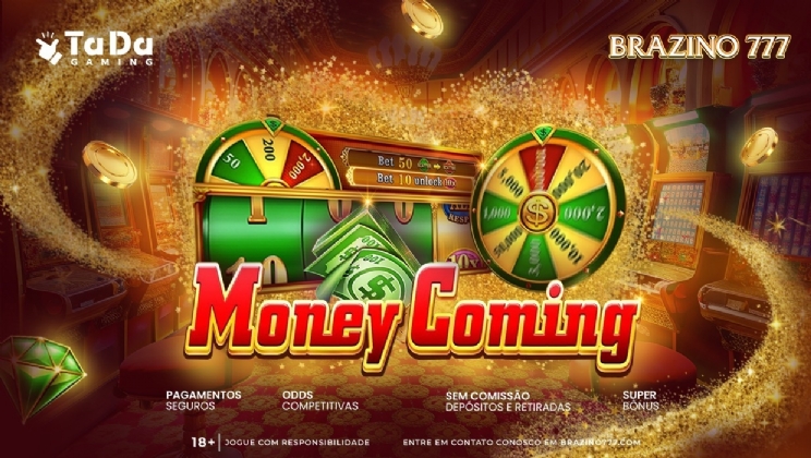 Money Coming é a mais nova experiência de jogo no Brazino777