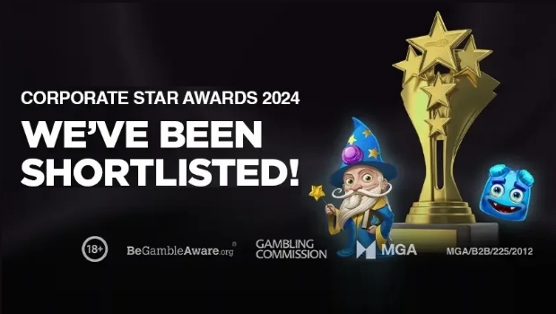 Play’n GO shortlisted for the Corporate Star Award 2024