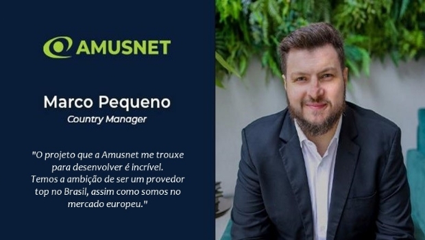 Amusnet aumenta sua presença no Brasil com a contratação de Marco Pequeno como country manager