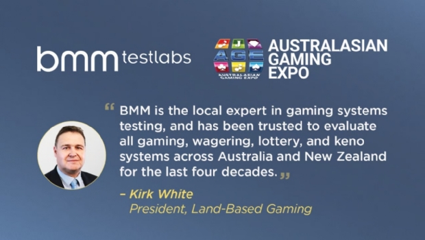 BMM Testlabs irá expor na próxima Australasian Gaming Expo em Sydney