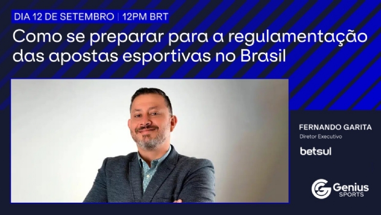 Fernando Garita participa de webinar sobre a regulamentação de apostas esportivas no Brasil