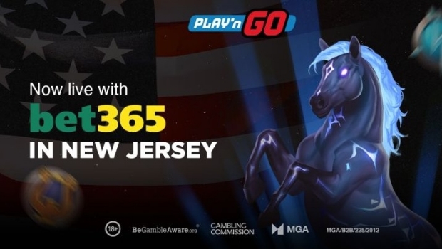 Play’n GO anuncia nova parceria de operadora com a bet365 em New Jersey