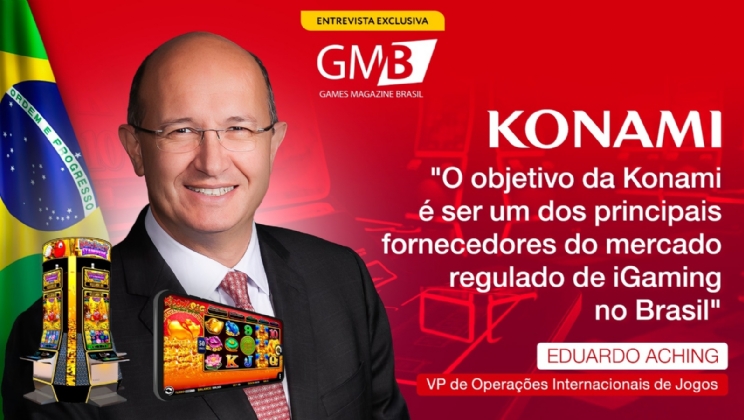 "O objetivo da Konami é ser um dos principais fornecedores do mercado regulado de iGaming no Brasil"