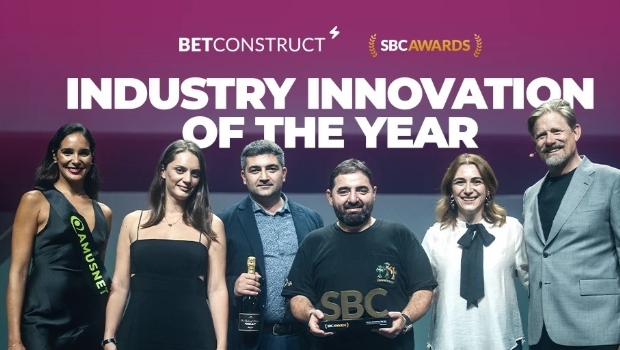 BetConstruct leva para casa o reconhecimento como "Inovação Industrial do Ano" no SBC Awards 2024