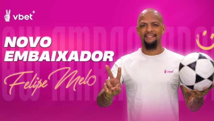 VBET adiciona Felipe Melo como embaixador de marca e cresce ainda mais no mercado brasileiro