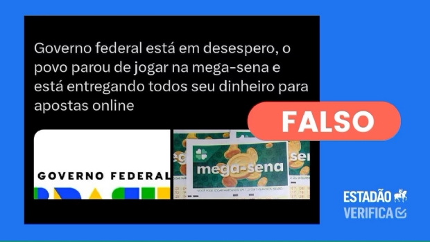 É falso que número de apostas na Mega-Sena tenha caído em 2024 após crescimento das bets