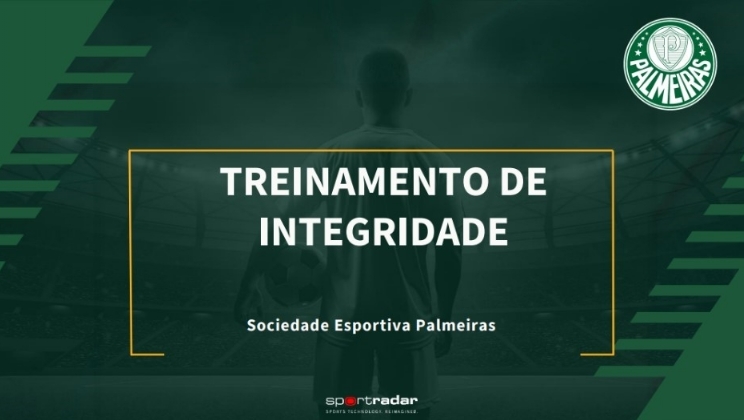 Sportradar promove workshop de integridade ao elenco do Palmeiras