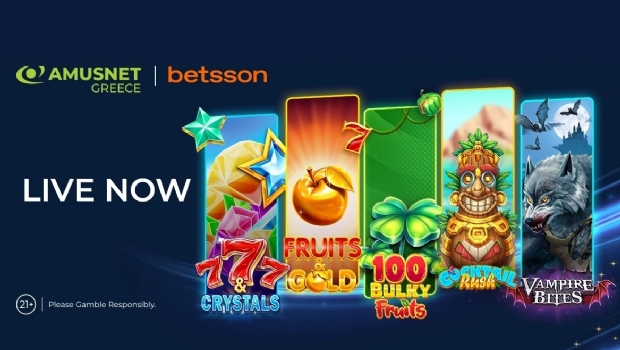 Amusnet expands collaboration with Betsson to elevate greek gaming experiences